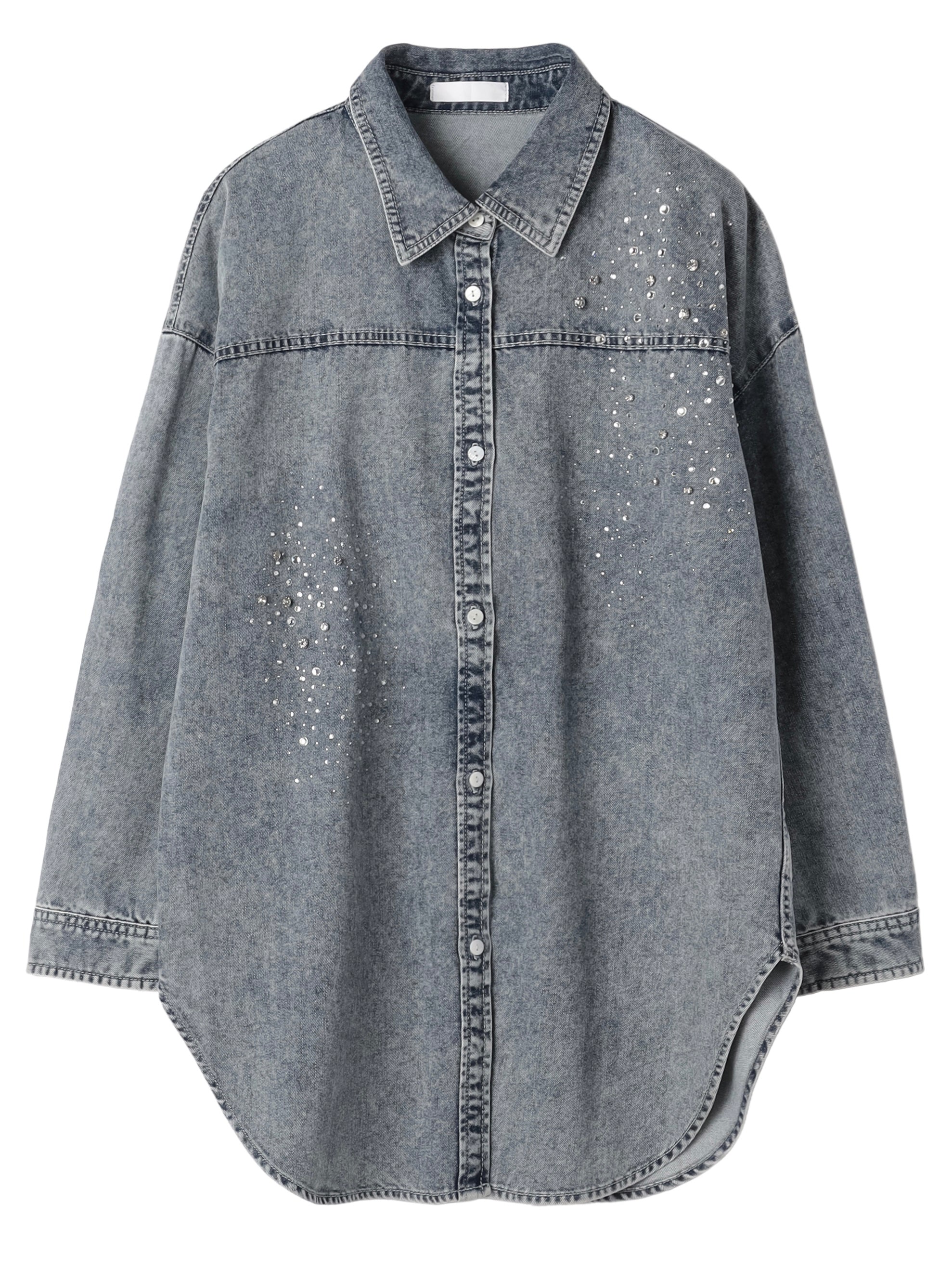 Gradient tone DENIM shirt