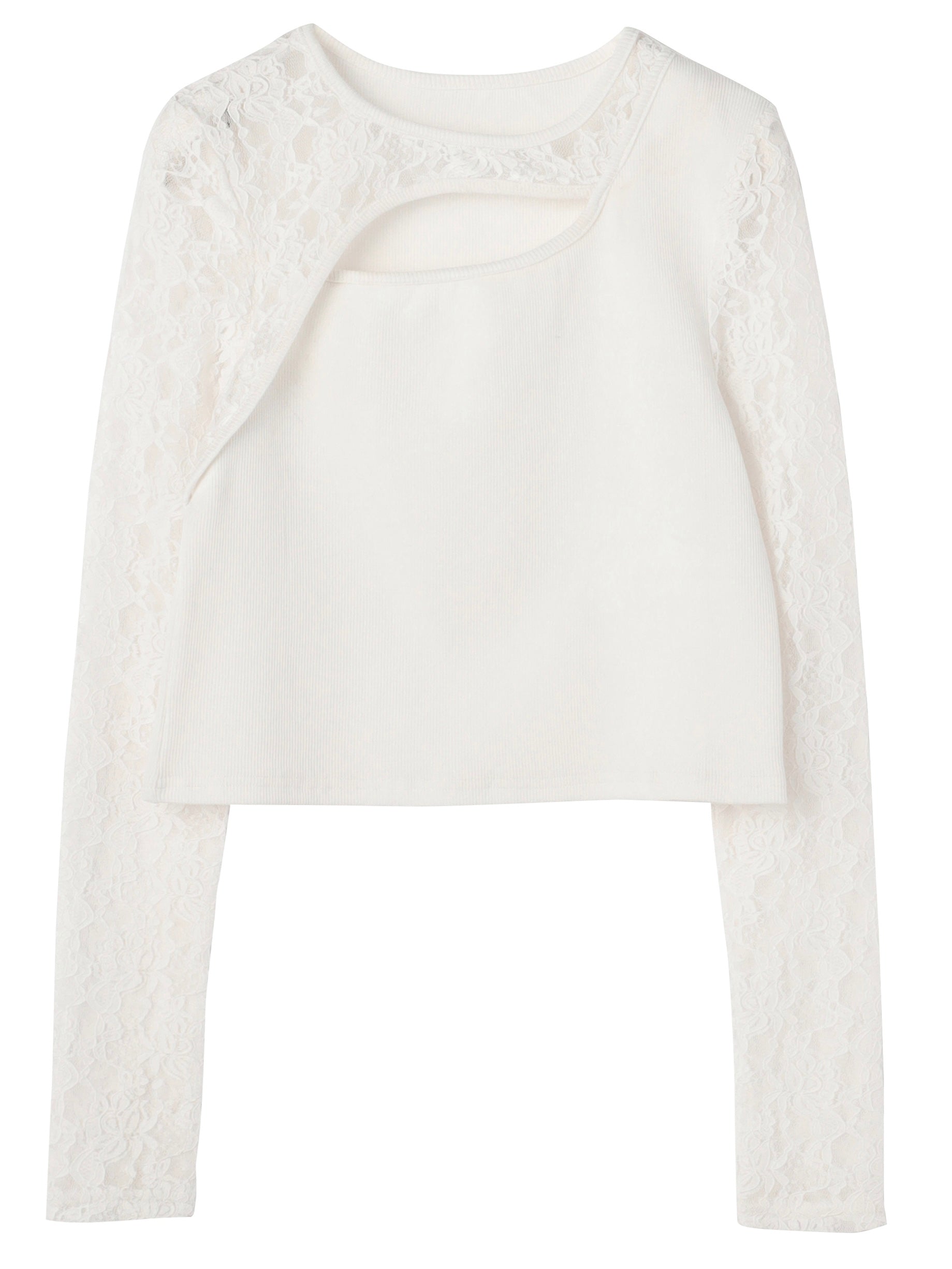 Switch Lace Stretch Long Sleeve