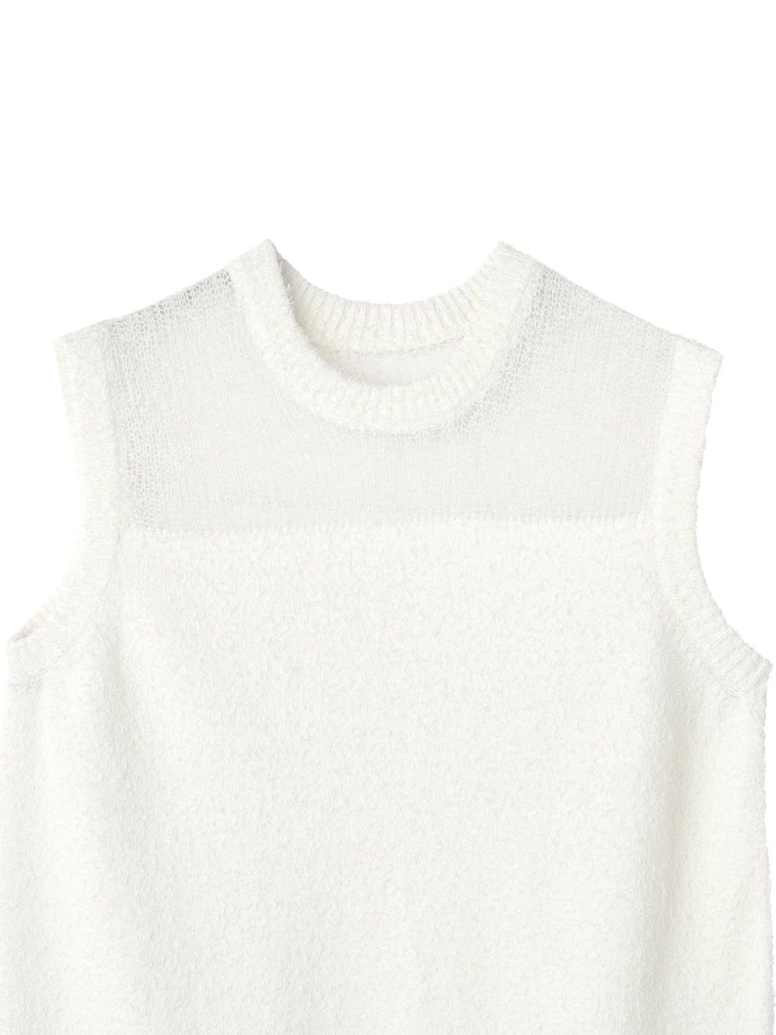 Twist ブークレ KNIT ノースリーブ