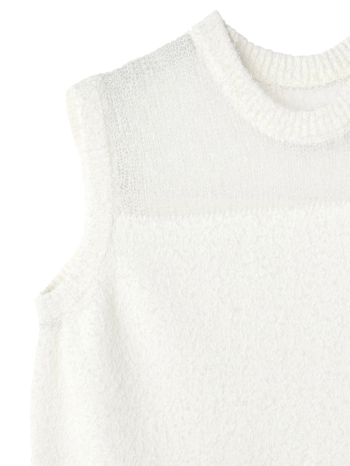 Twist ブークレ KNIT ノースリーブ