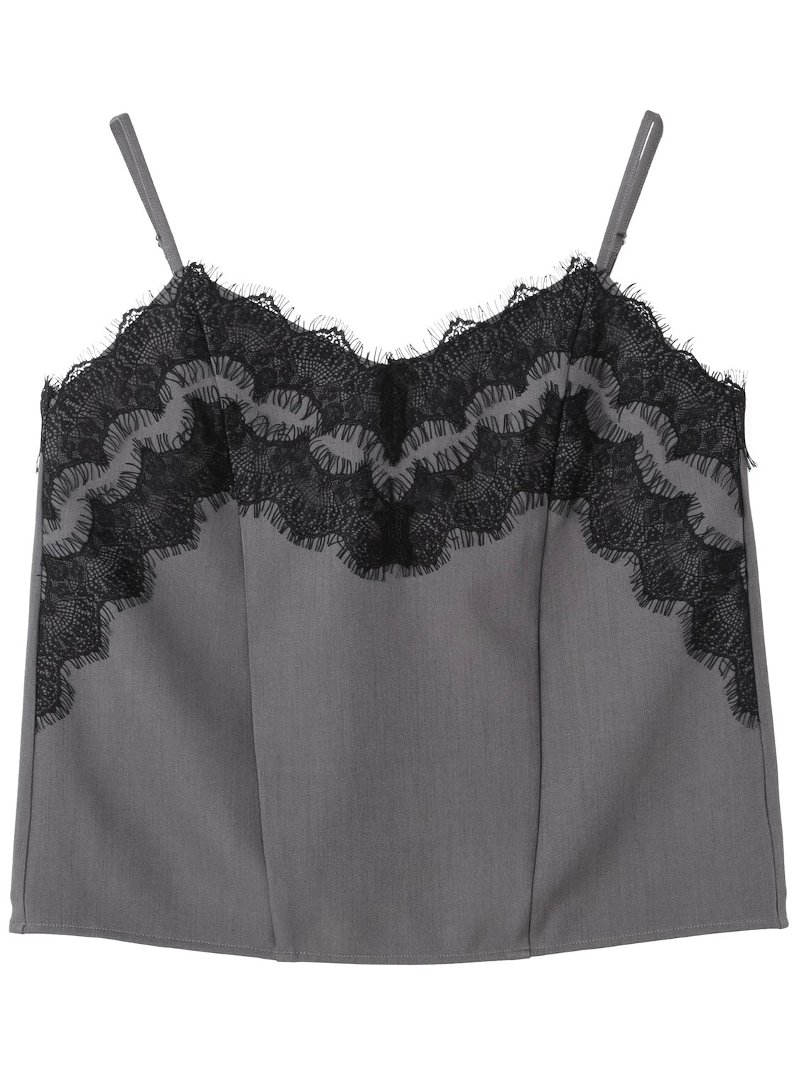 レース アクセント Vネック キャミソール