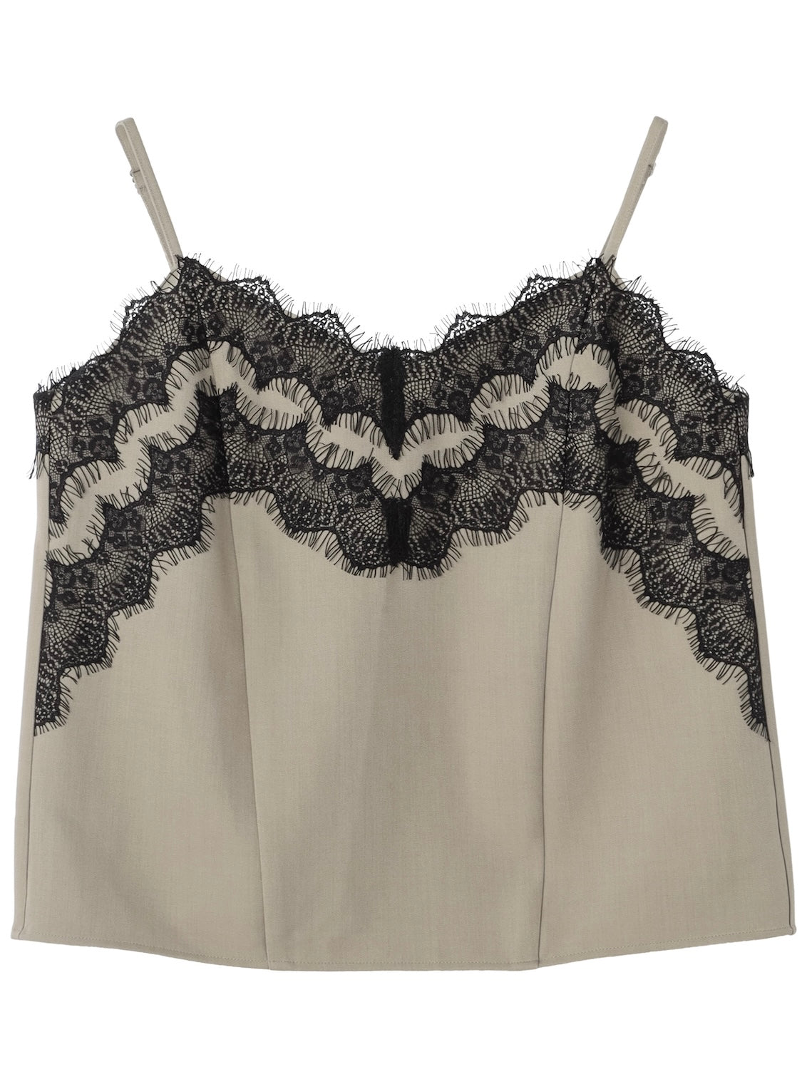 レース アクセント Vネック キャミソール