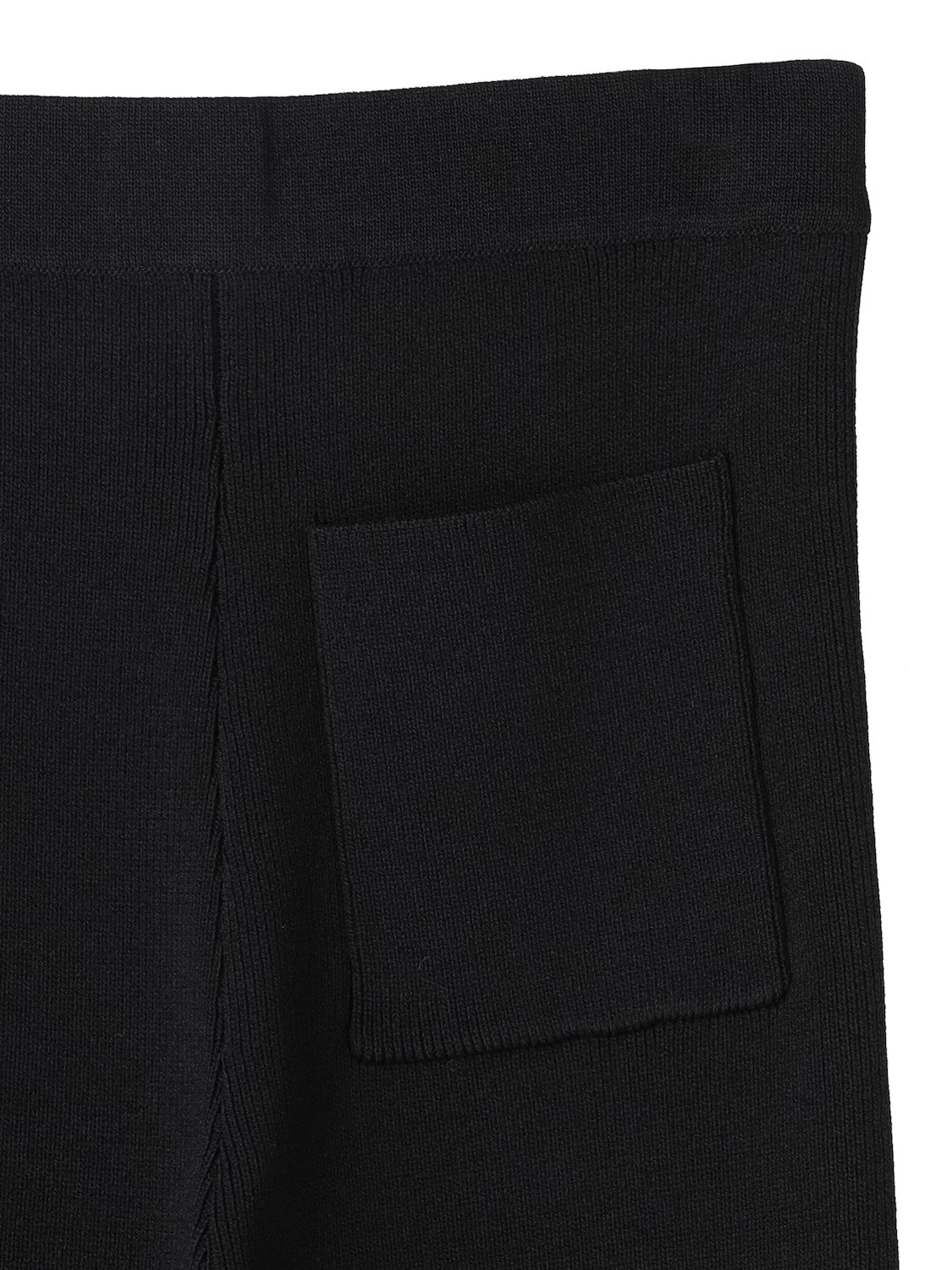 Poncho-like decollete sheer knit set