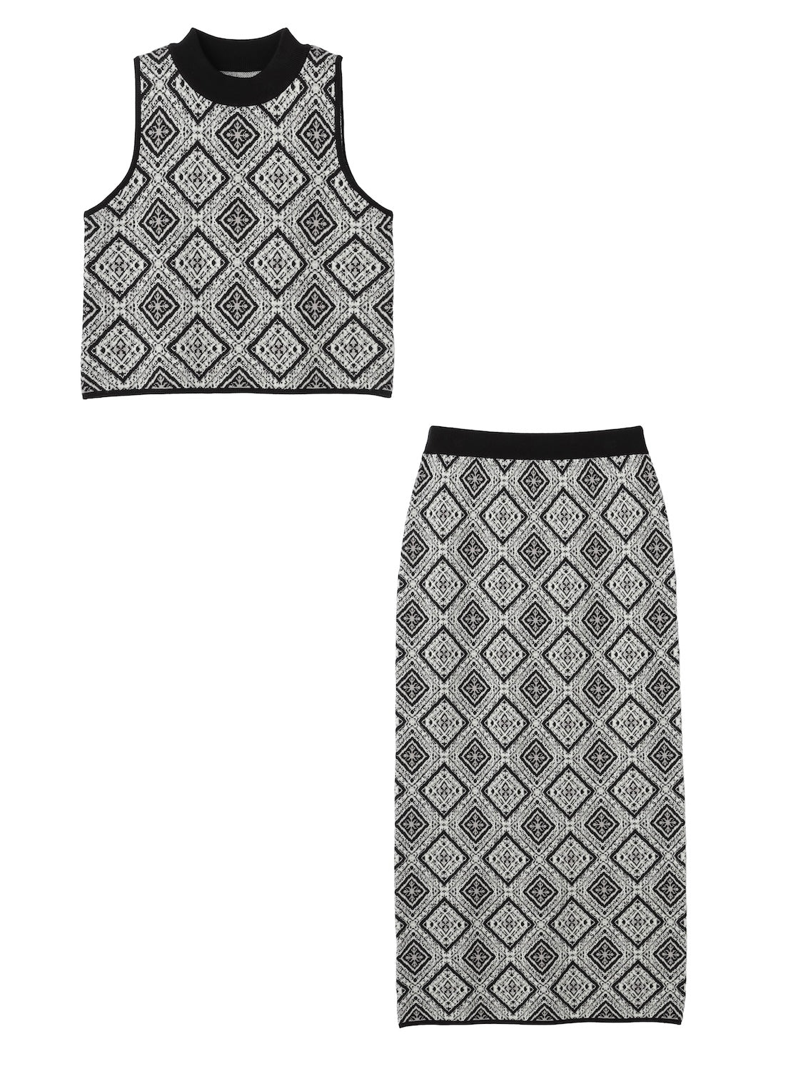 タイルジャガード KNIT セットアップ