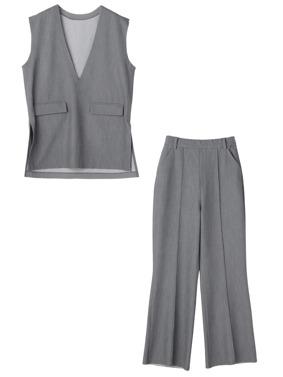 Vネック ベスト セットアップ