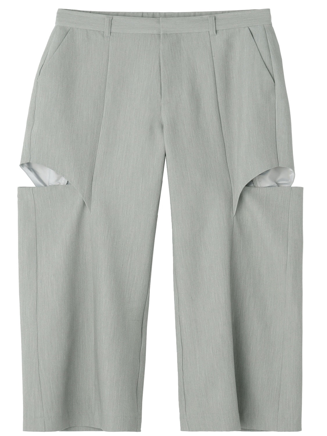 Side Hole Straight Slacks