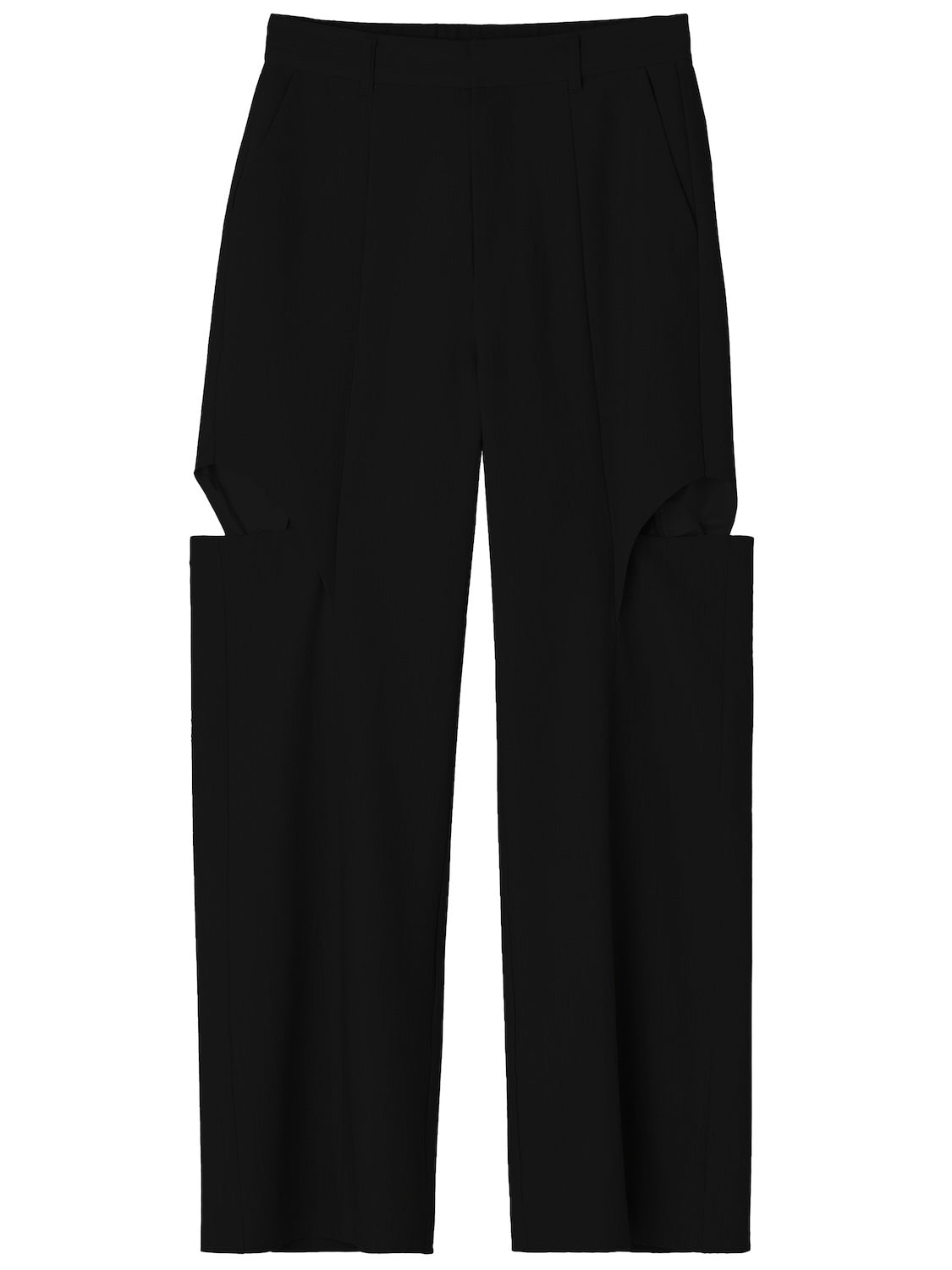 Side Hole Straight Slacks