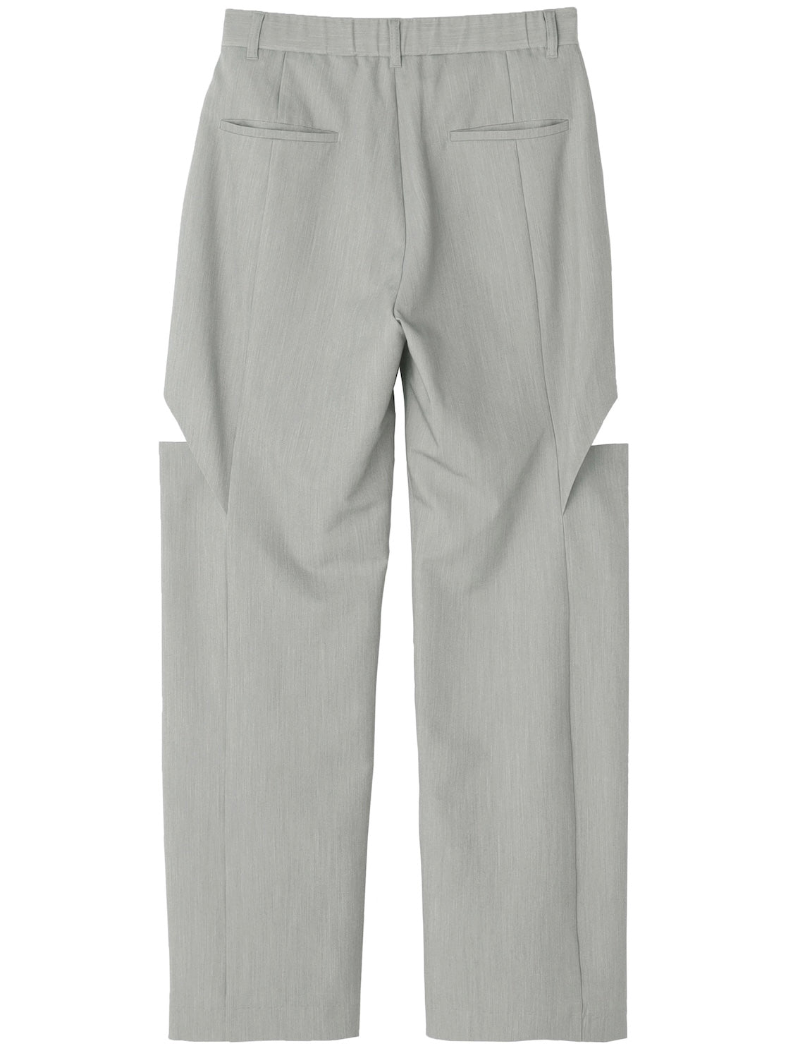 Side Hole Straight Slacks