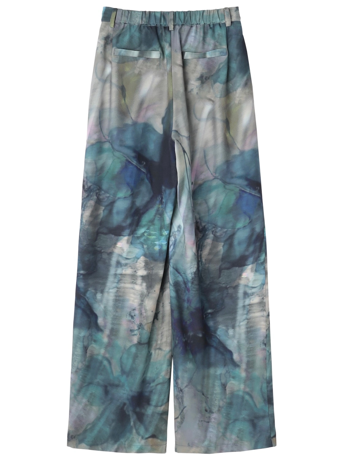 Aqua Flos Design Wide Pants