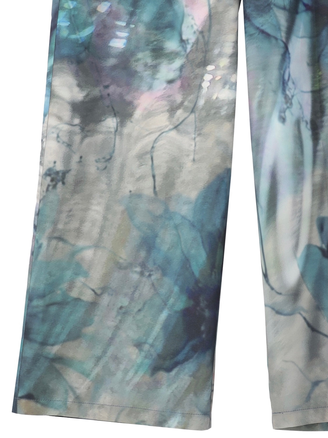 Aqua Flos Design Wide Pants