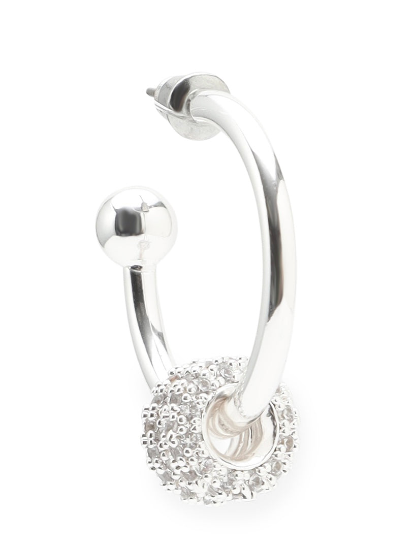 Twin Pavé Stone Ring and Earrings