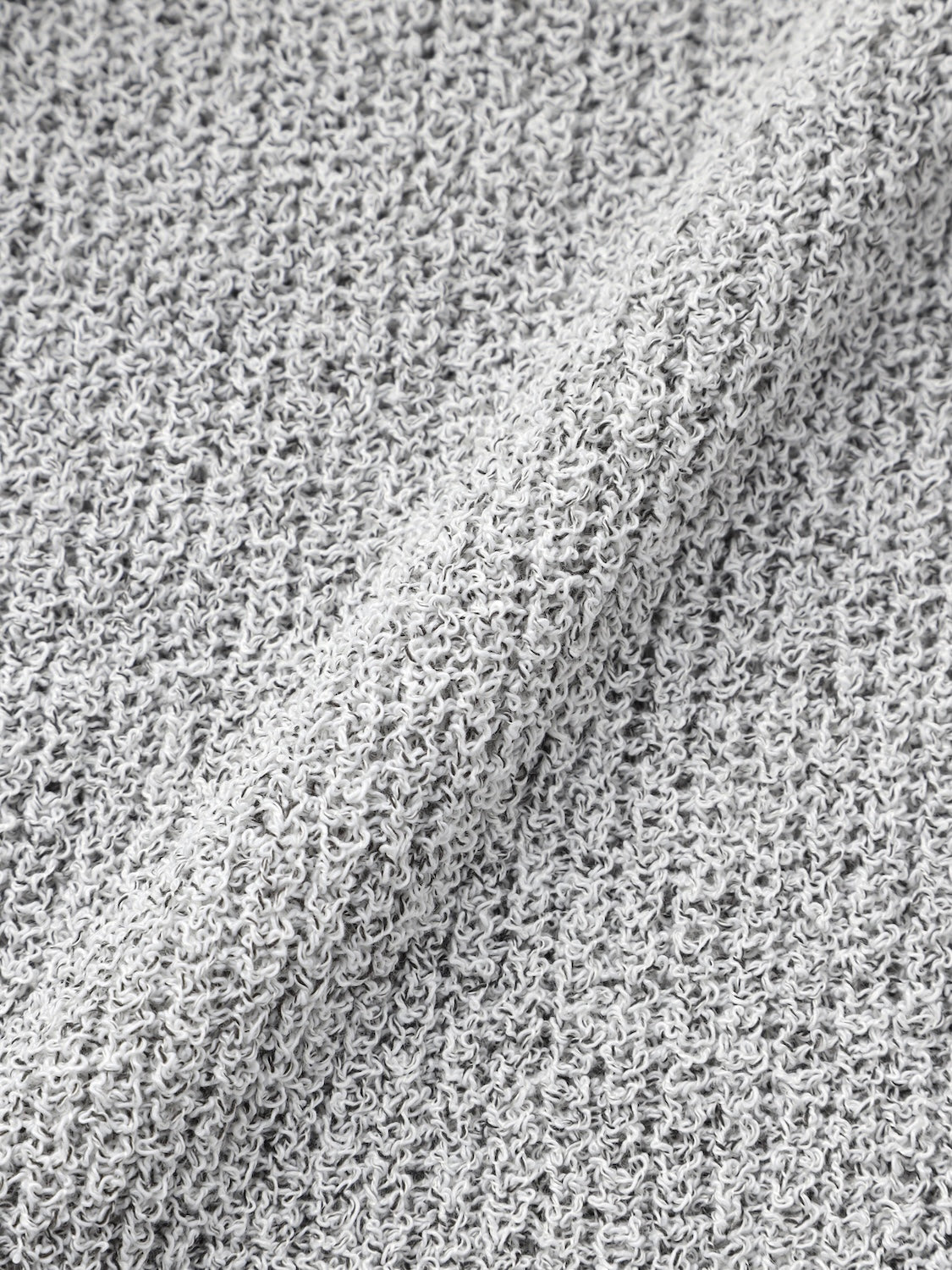 バックオープン スラブKNIT フーディー