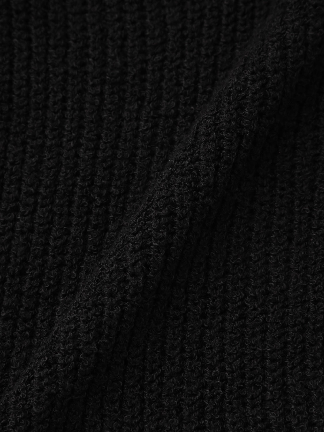 バックオープン スラブKNIT フーディー