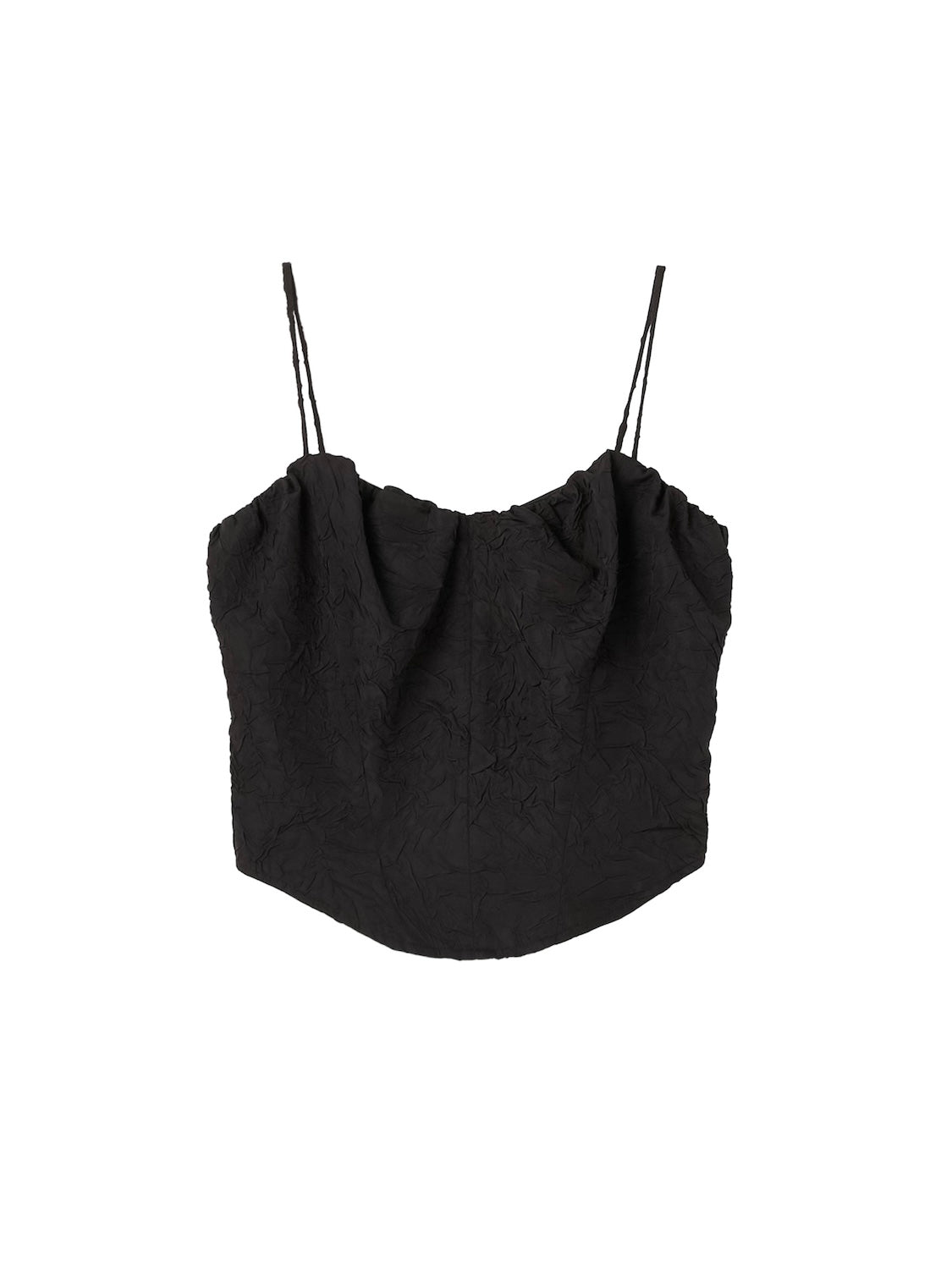 クリンクル Balloon スリーブ Tops