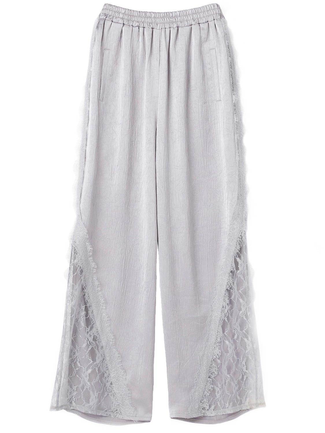 Switch レース サテン ワイドパンツ