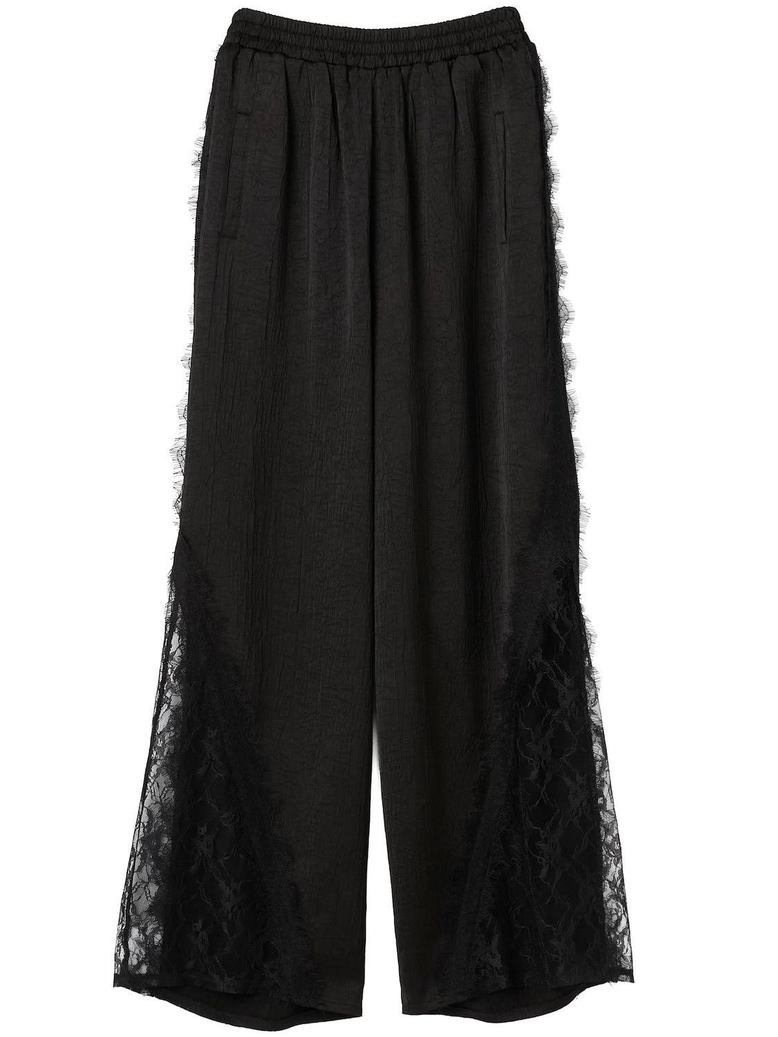 Switch レース サテン ワイドパンツ