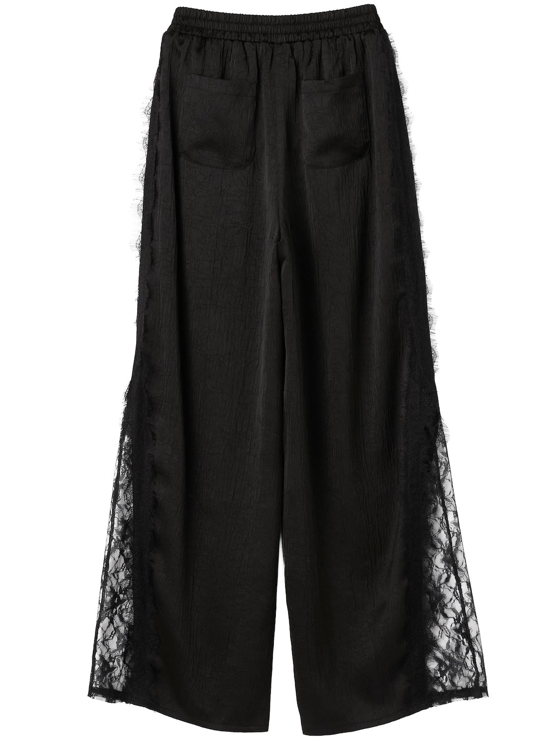 Switch レース サテン ワイドパンツ