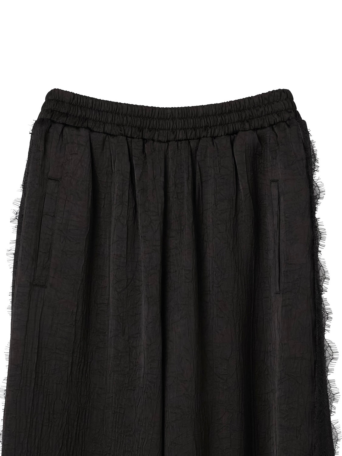 Switch レース サテン ワイドパンツ