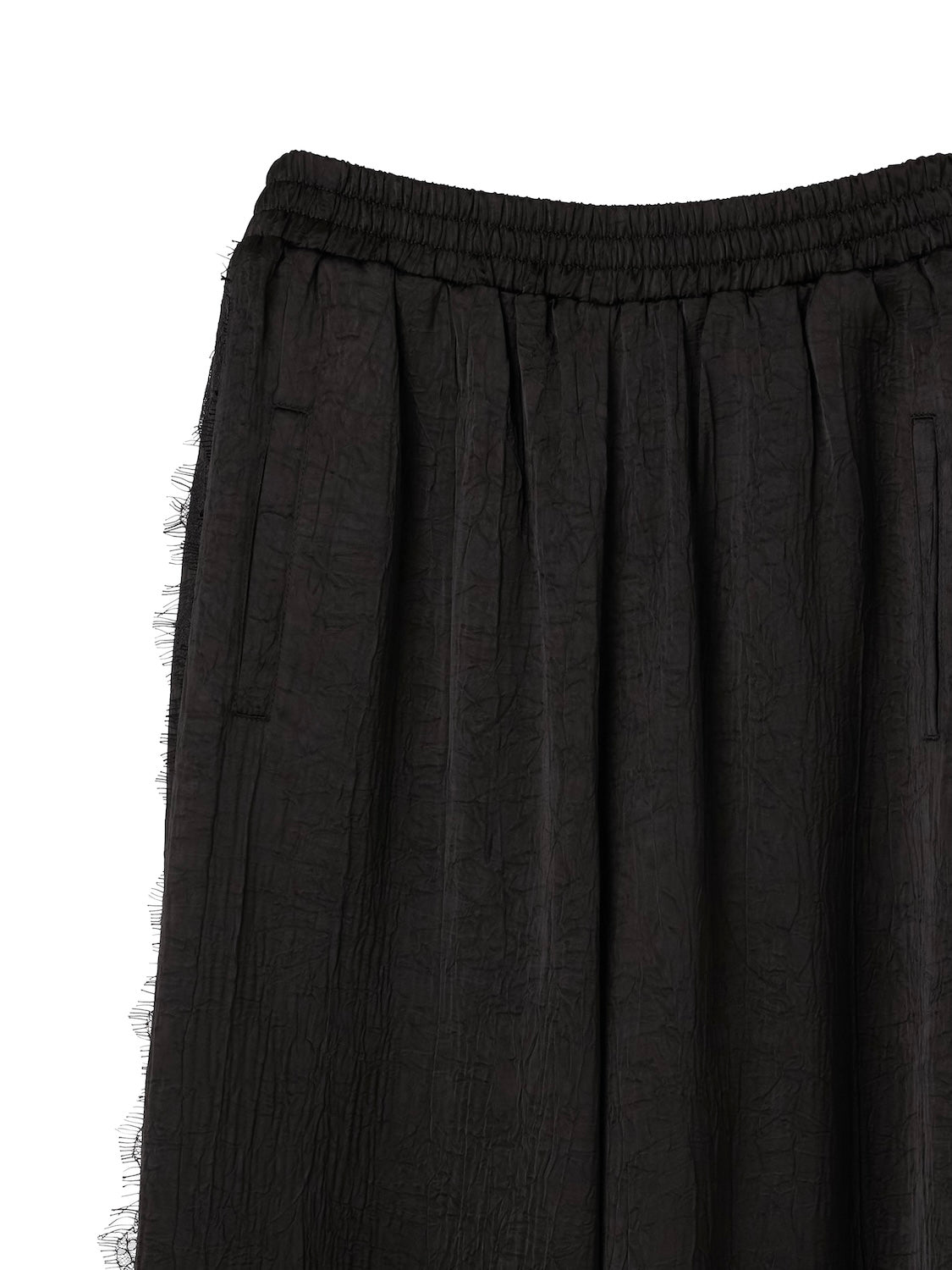 Switch レース サテン ワイドパンツ