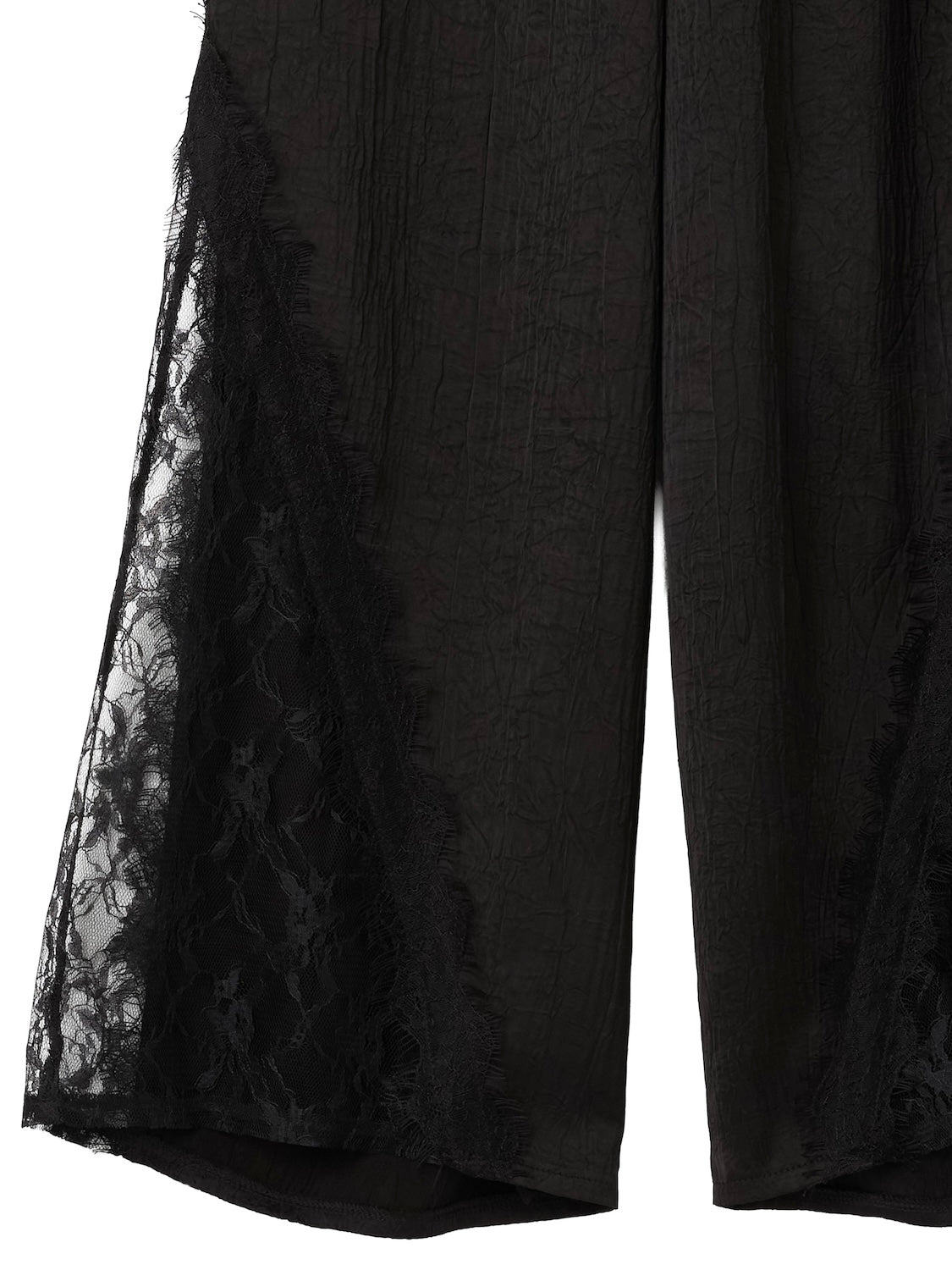 Switch レース サテン ワイドパンツ