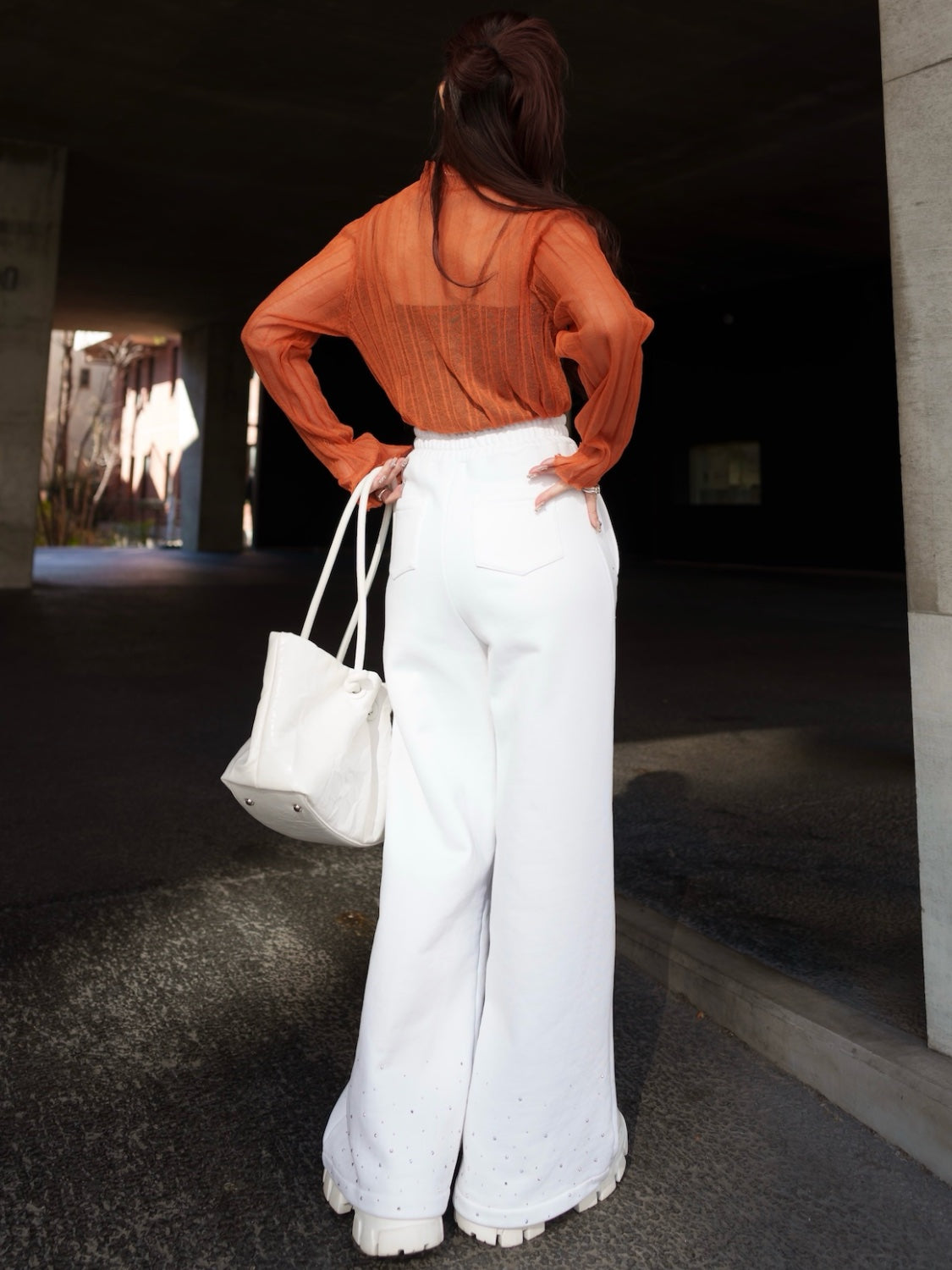 Stone Sweat Wide Pants