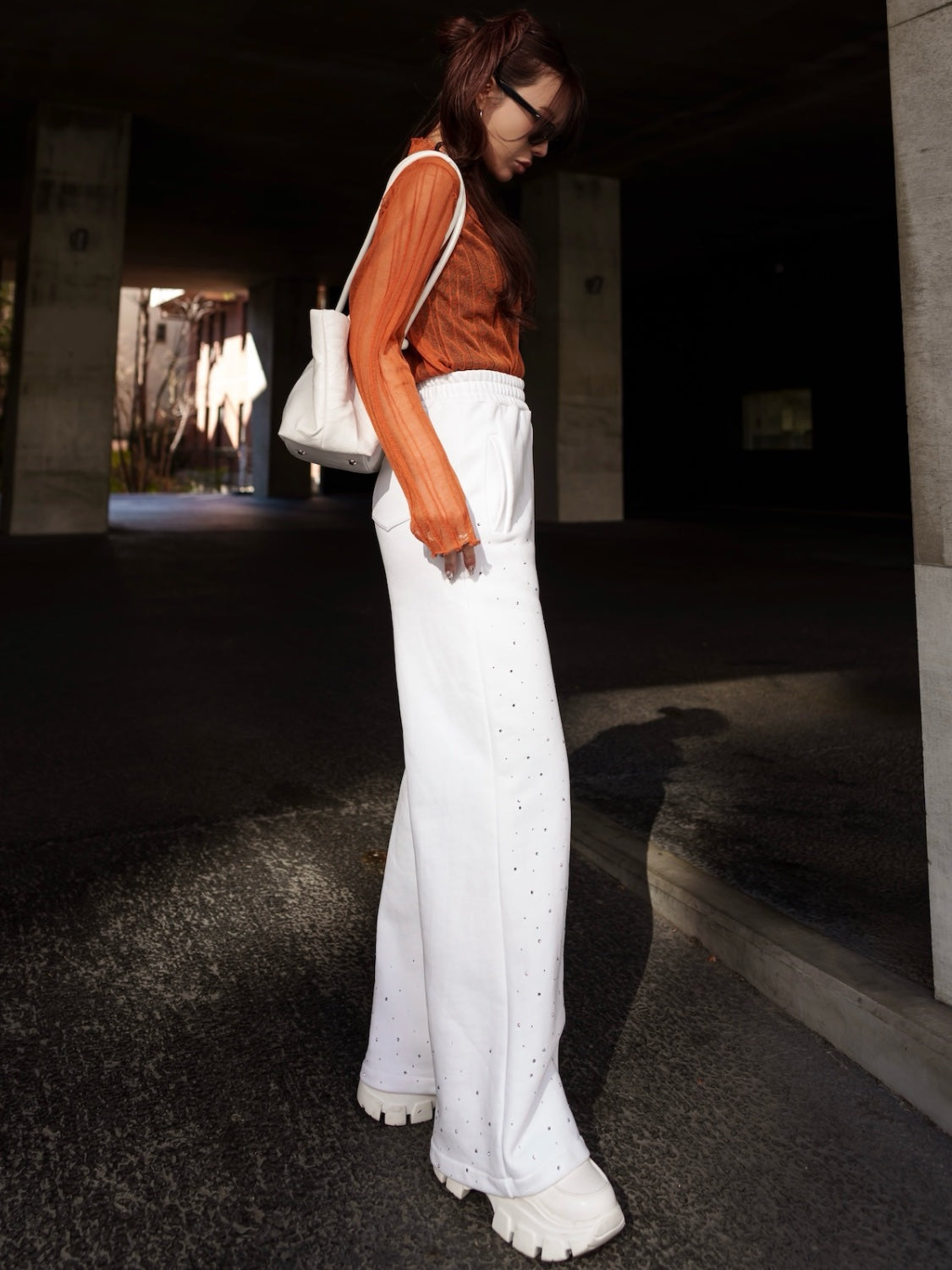 Stone Sweat Wide Pants