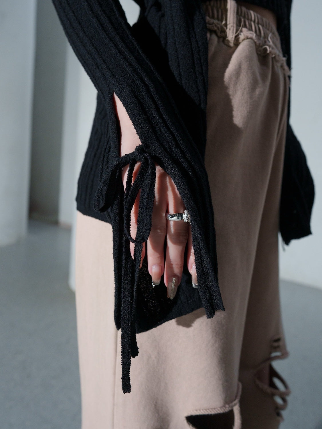 KNIT ビスチェ&カーデ Set Tops