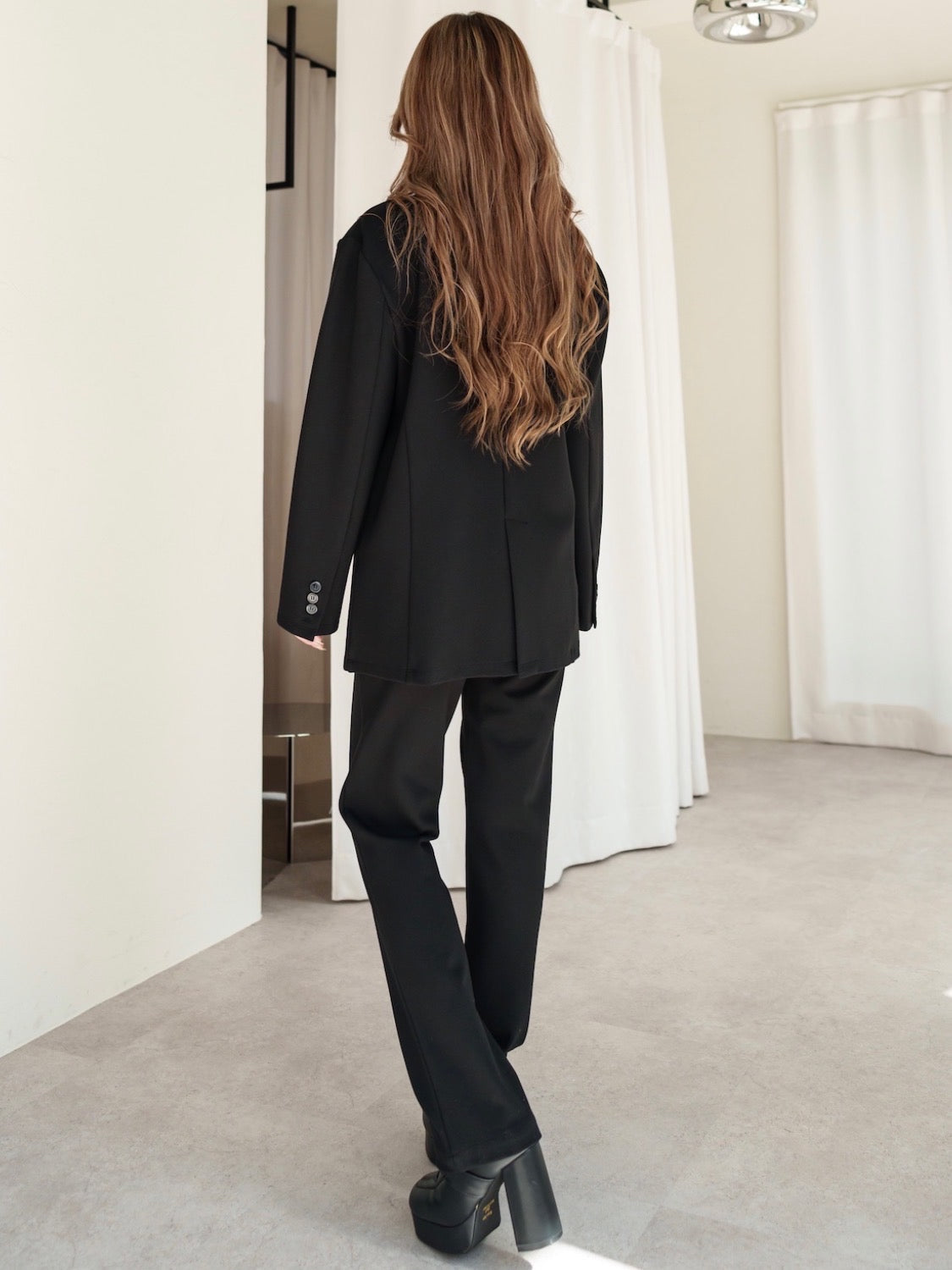 Vネック スムース Set-up