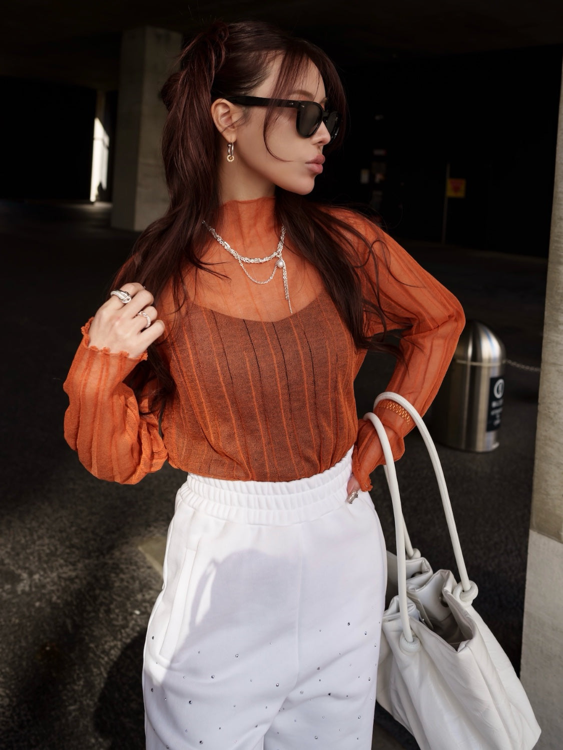 Twin Pavé Stone Ring and Earrings