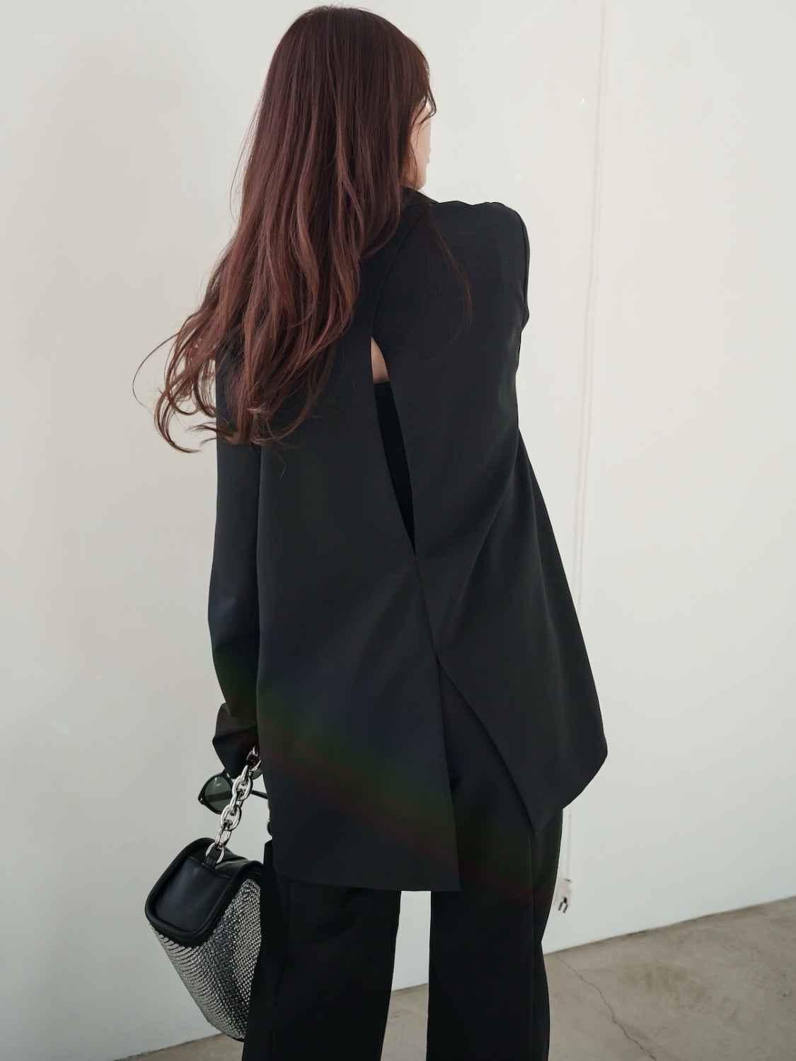 Oversized double-breasted jacket