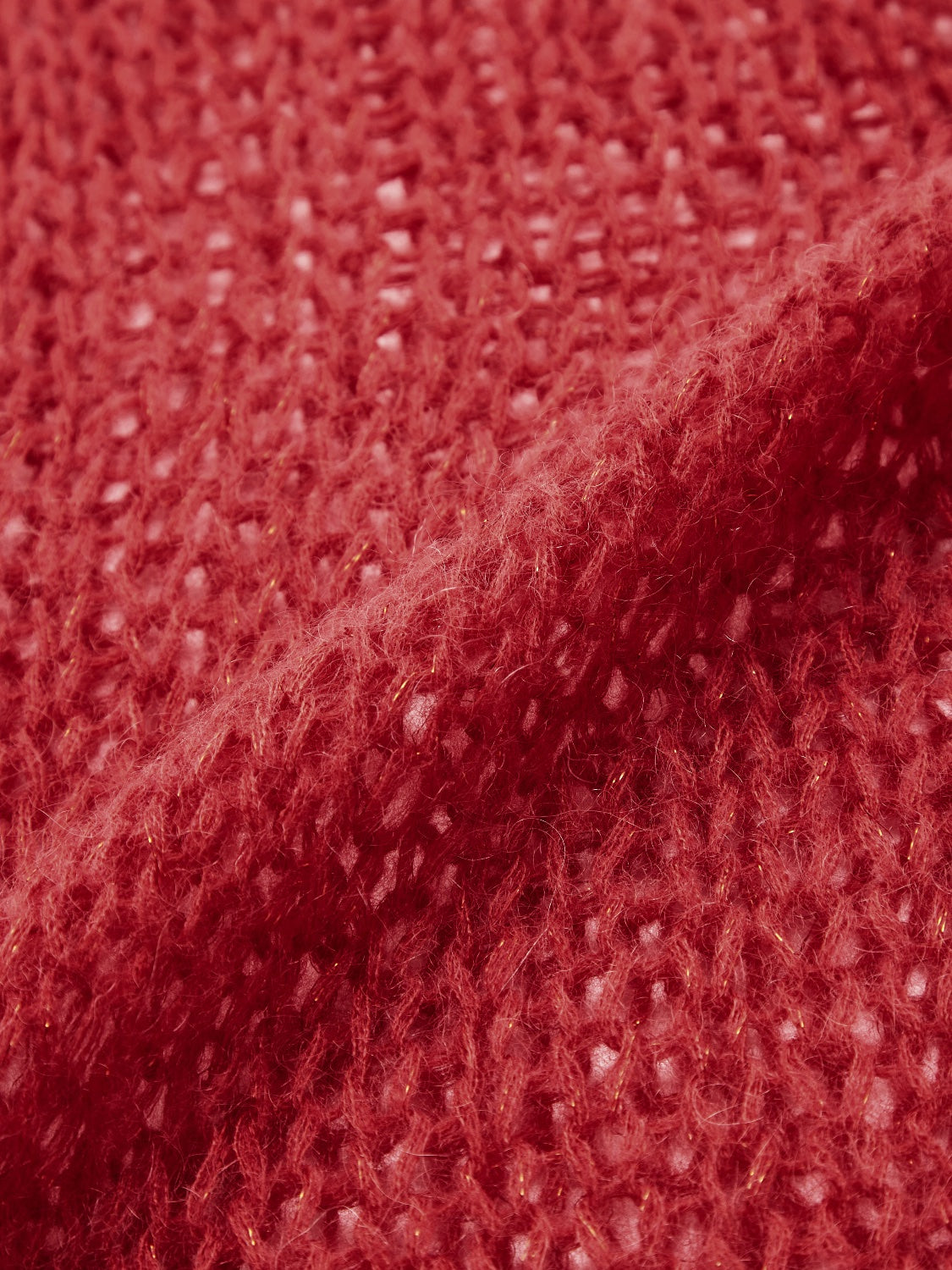 ラメ&モヘア Hand Made KNIT