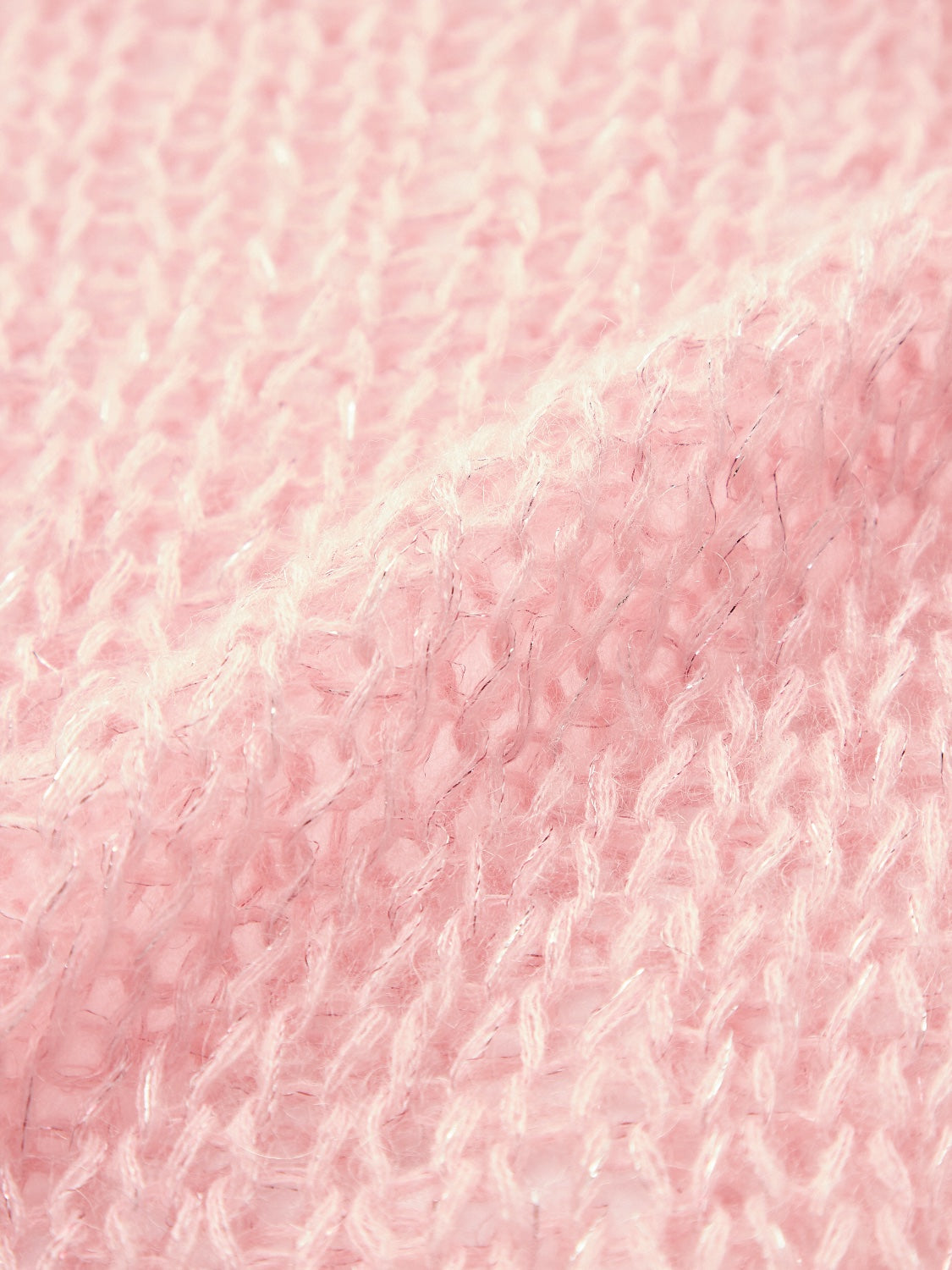 ラメ&モヘア Hand Made KNIT