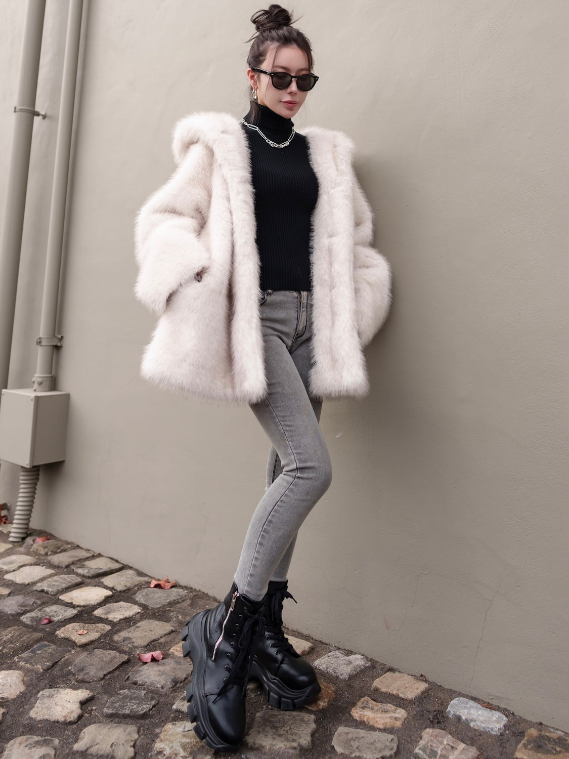 Stretch Gray Skinny