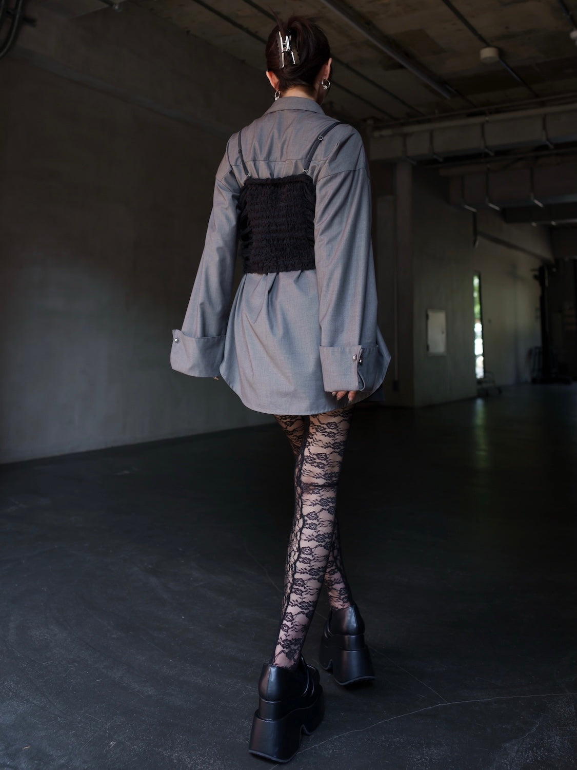 カフスボタン オーバー SHIRT