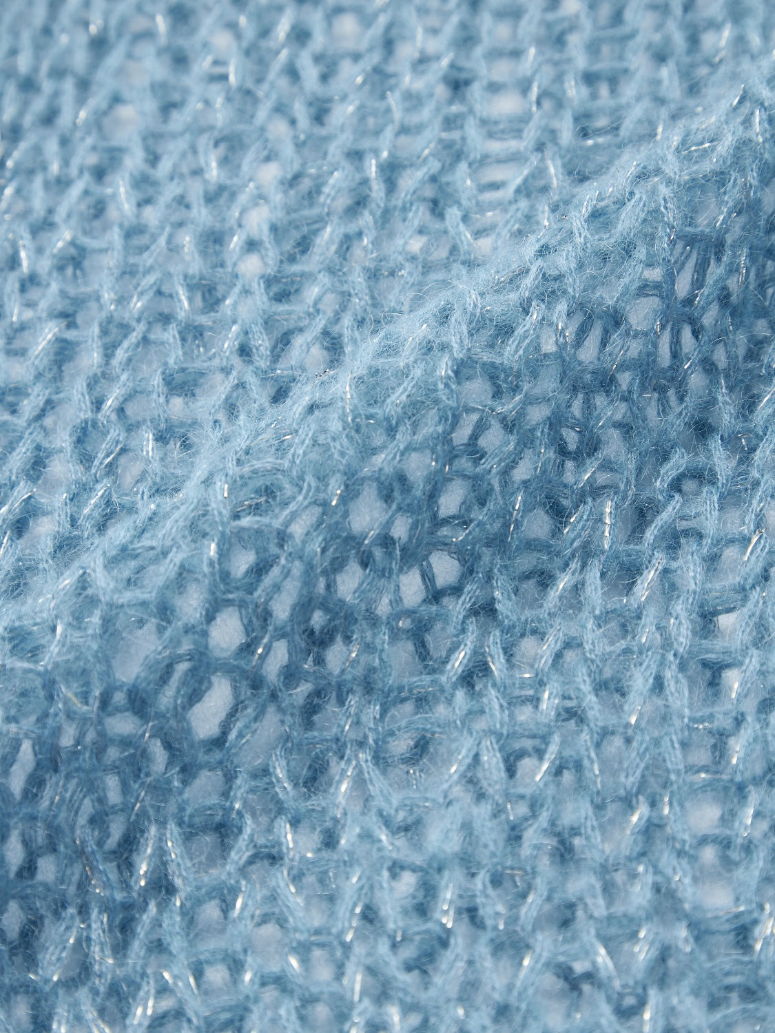 ラメ&モヘア Hand Made KNIT