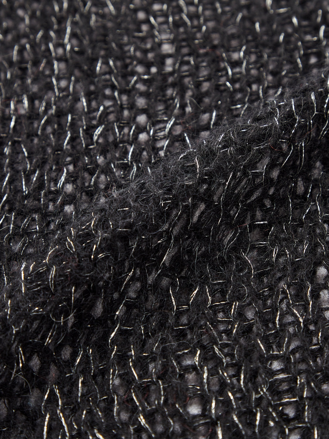 ラメ&モヘア Hand Made KNIT