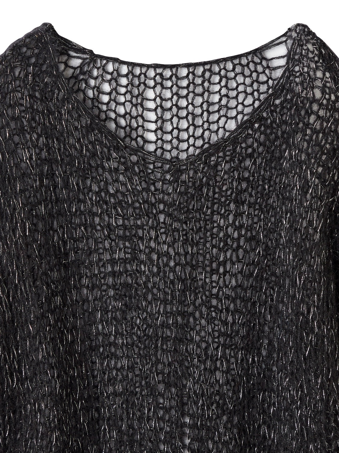 ラメ&モヘア Hand Made KNIT