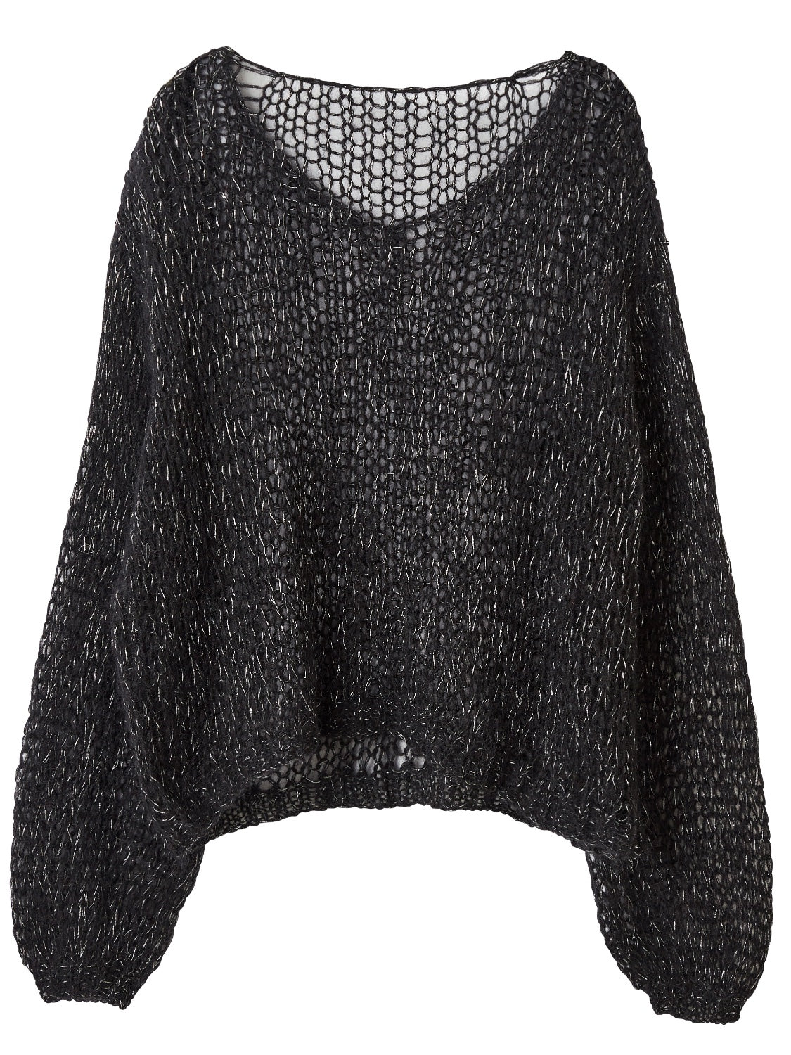 ラメ&モヘア Hand Made KNIT