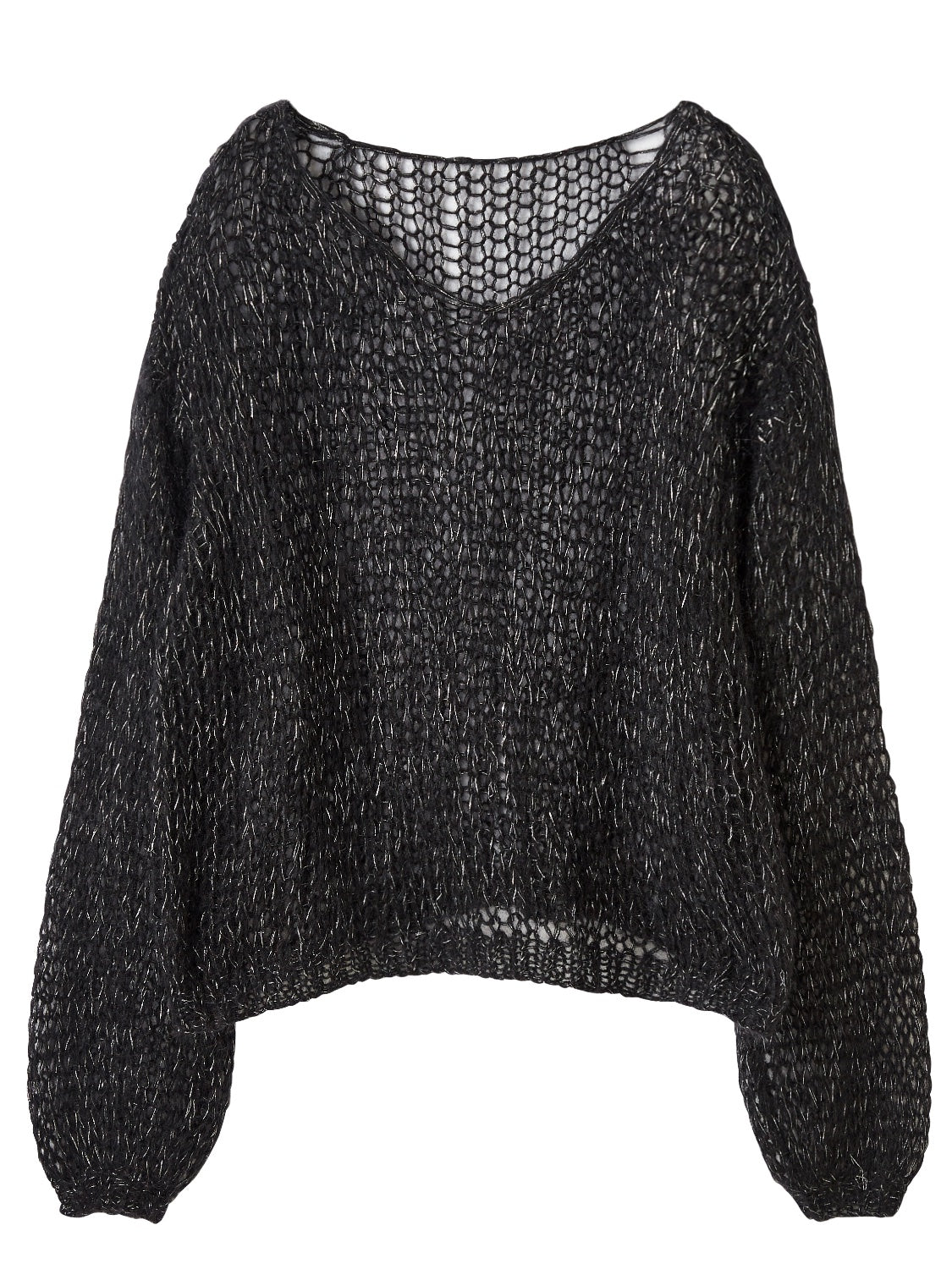 ラメ&モヘア Hand Made KNIT