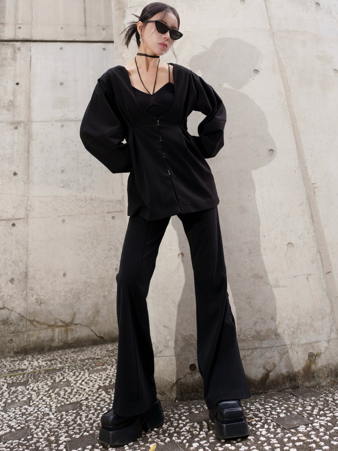 COLOR:ブラック<br>MODEL:159cm