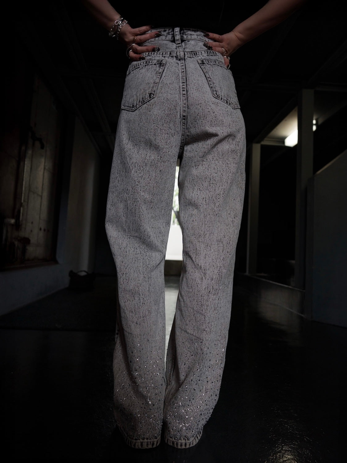 グラデストーン ストレート DENIM