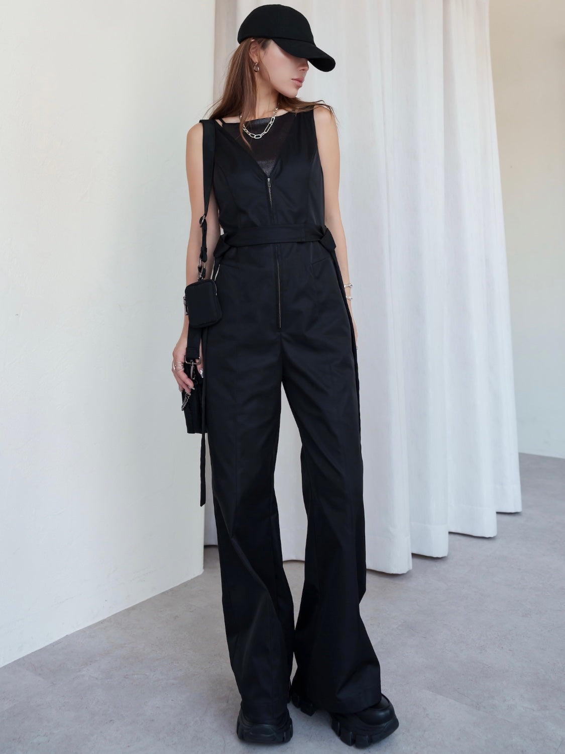 MODEL:159cm<br>COLOR:ブラック