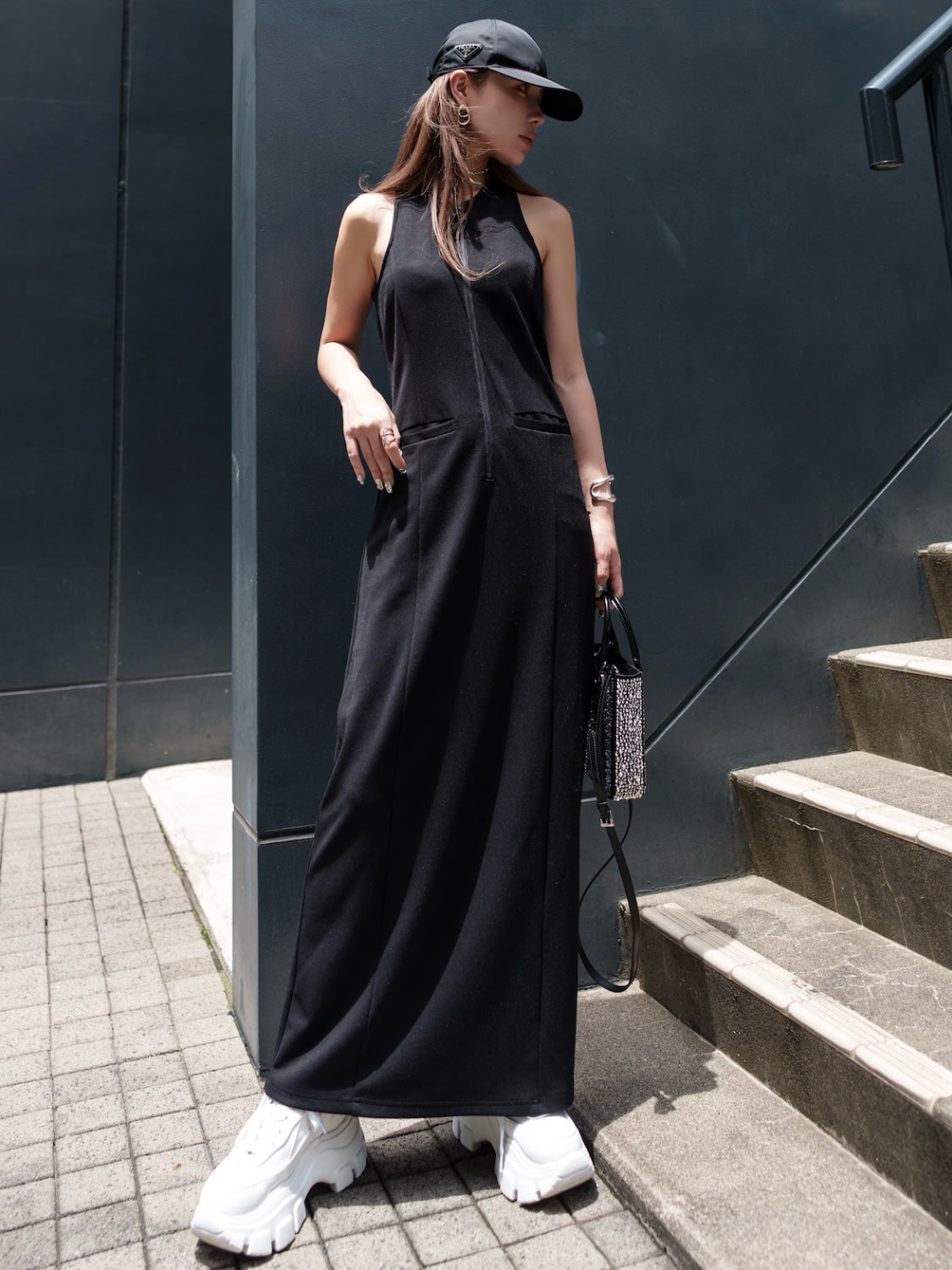 MODEL:159cm<br>COLOR:ブラック