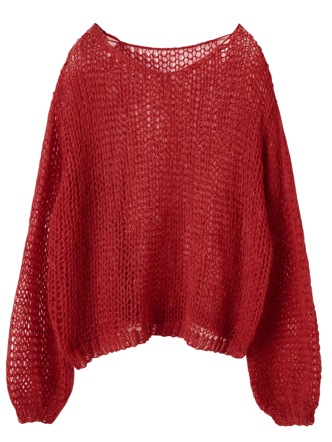 ラメ&モヘア Hand Made KNIT