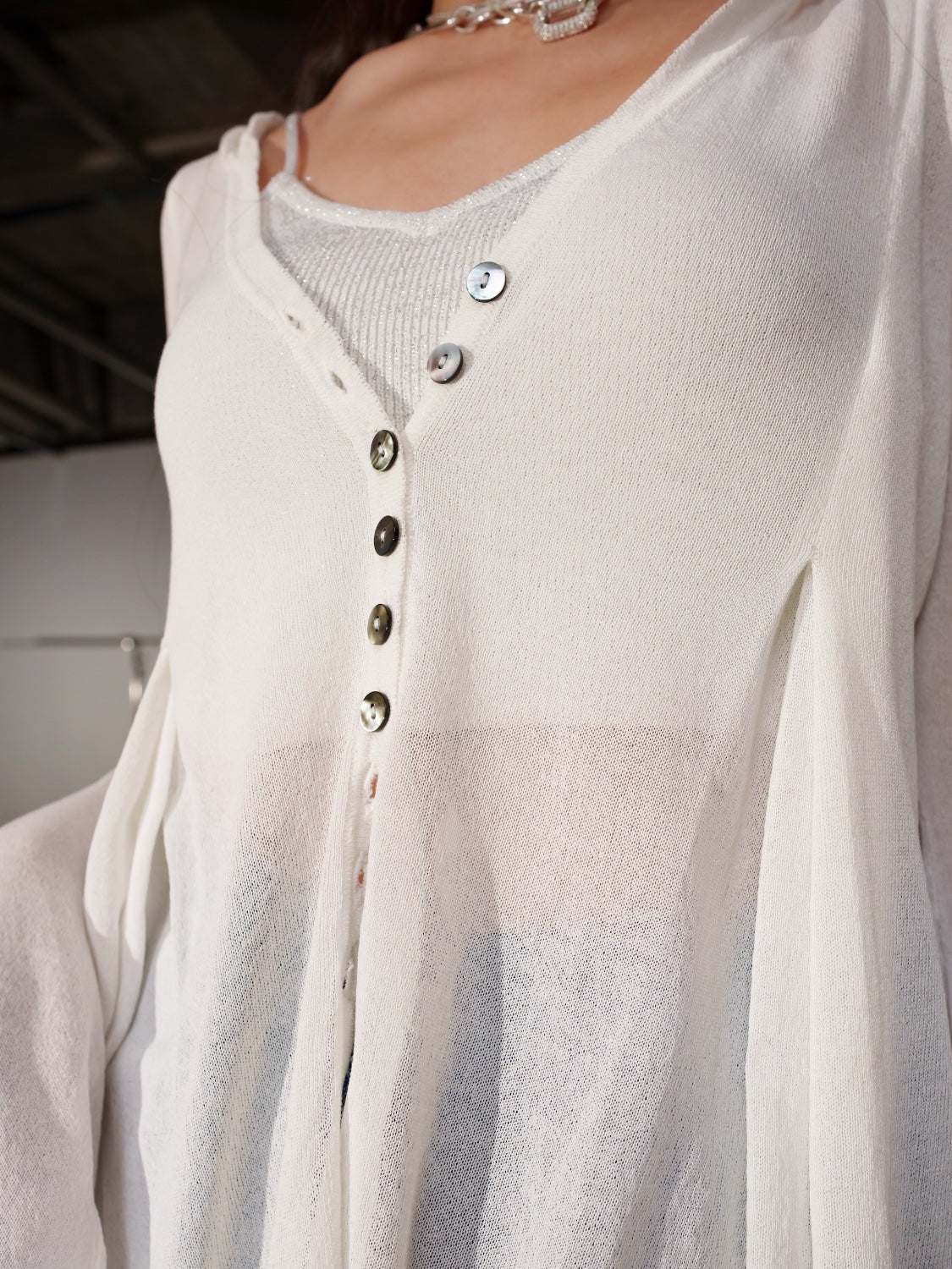 Shade シアー Summer KNITカーディガン