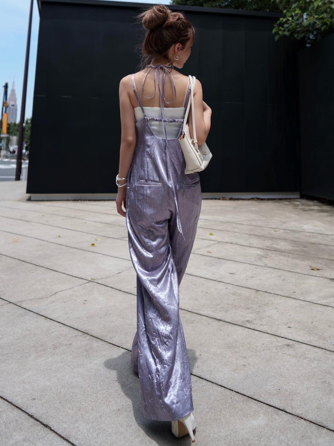 MODEL:159cm<br>COLOR:グレージュ