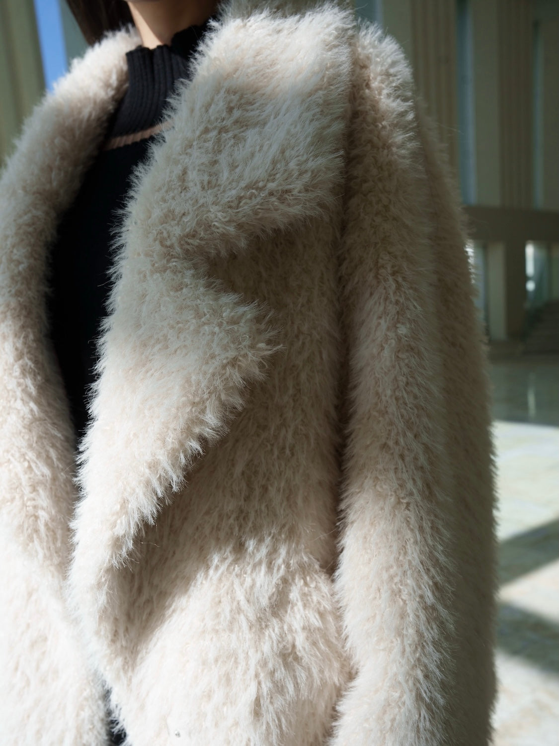 Suede ボンディング Fur コート