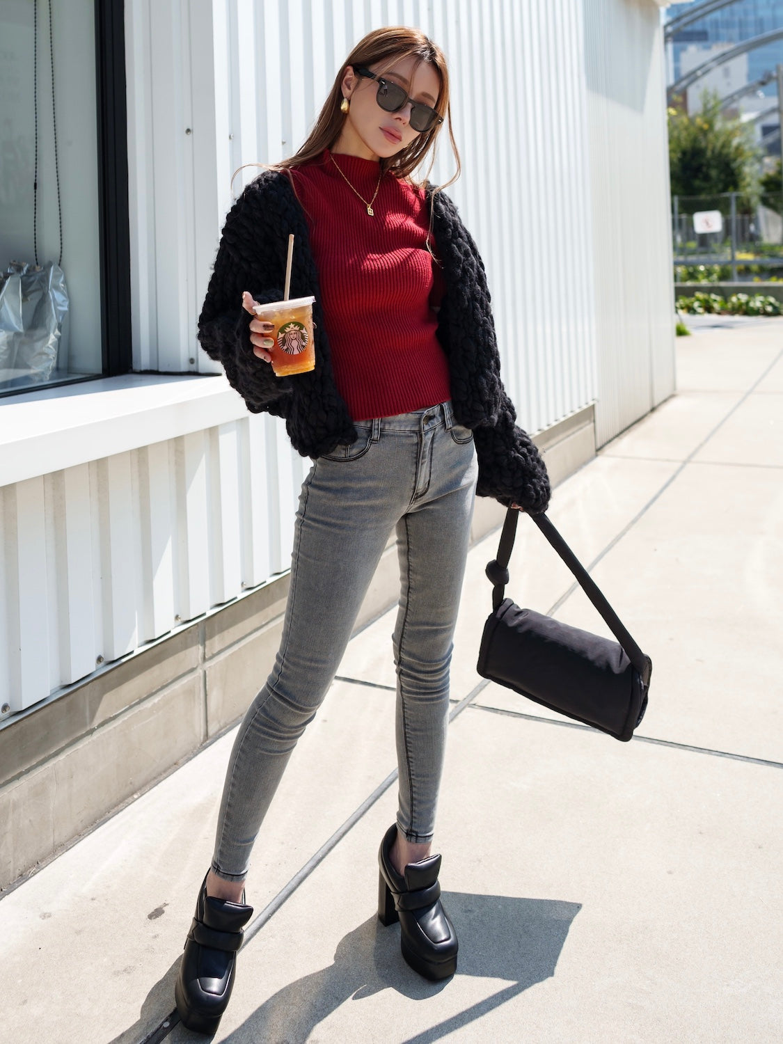 Padded High-heel Loafers