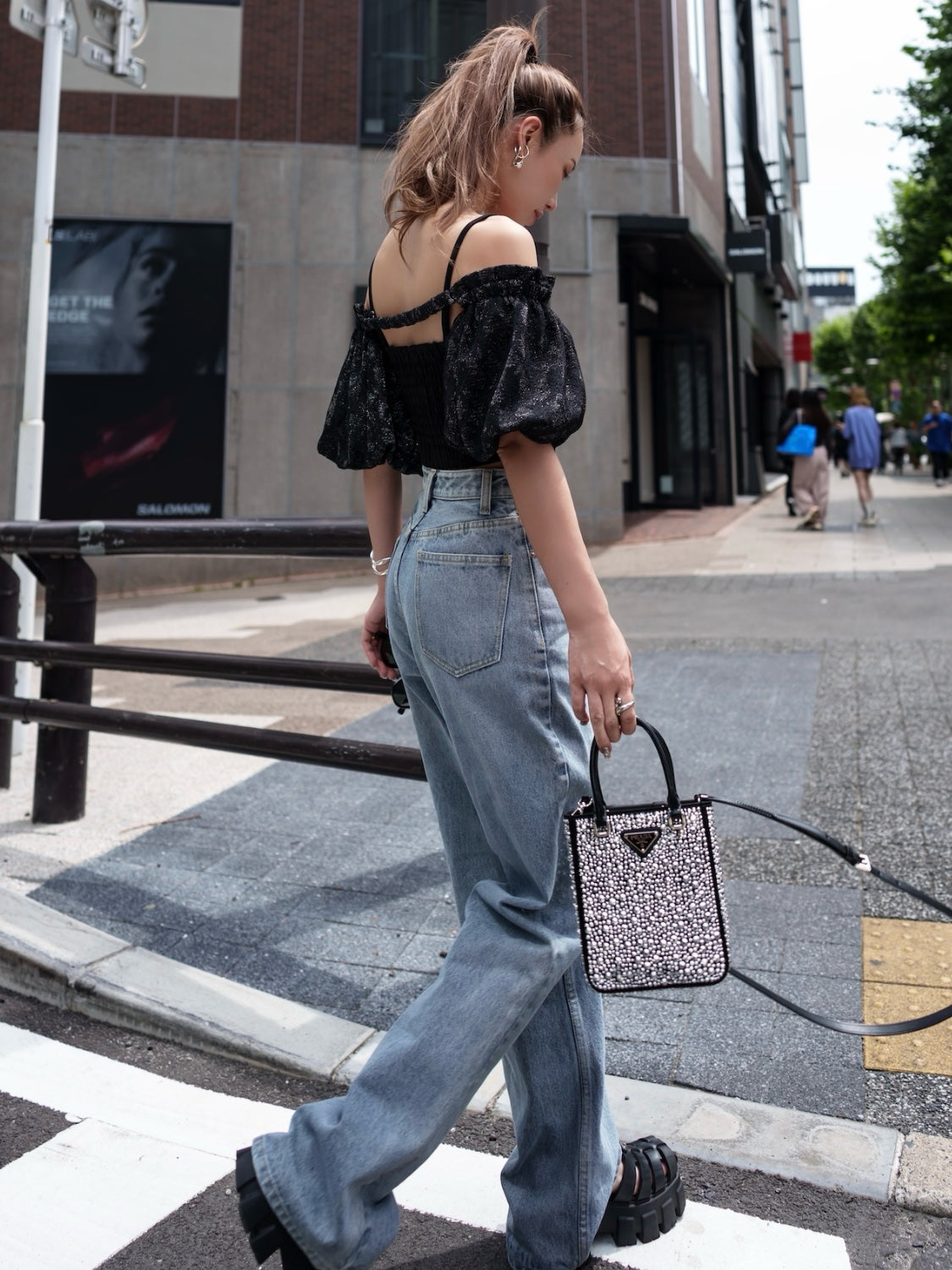 MODEL:159cm<br>COLOR:ブラック