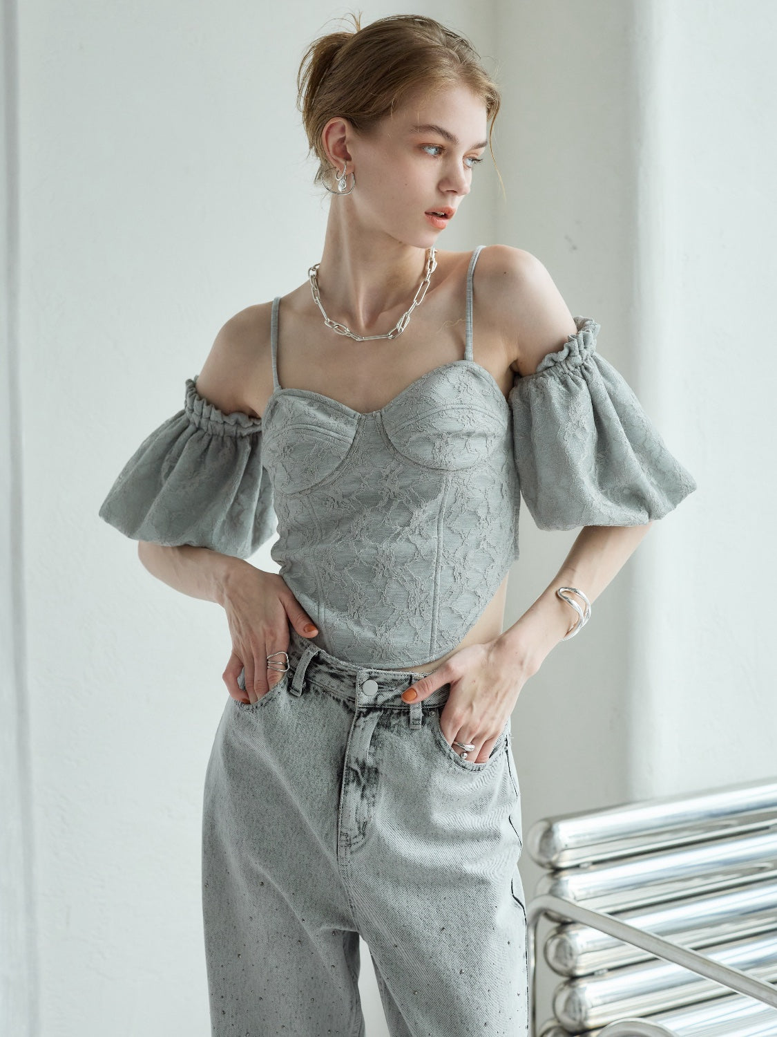 Lace Layer Bolero & Bustier